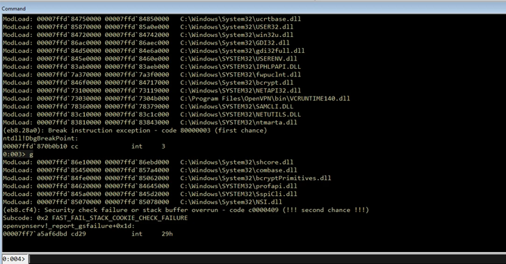 Microsoft Reveals Four OpenVPN Flaws Leading to Potential RCE and LPE