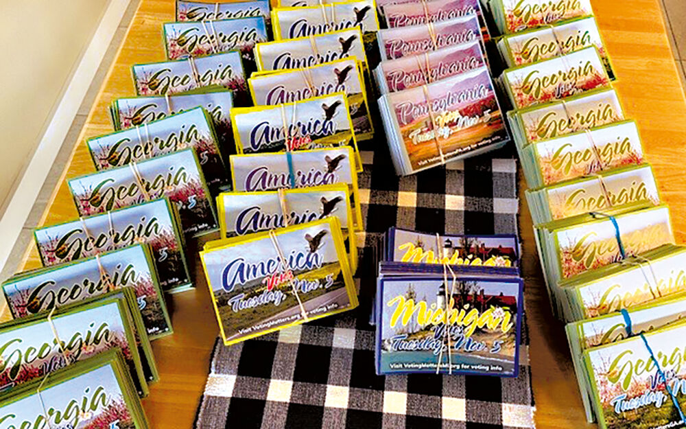 Get Out the Vote sends postcards, letters from the Gorge