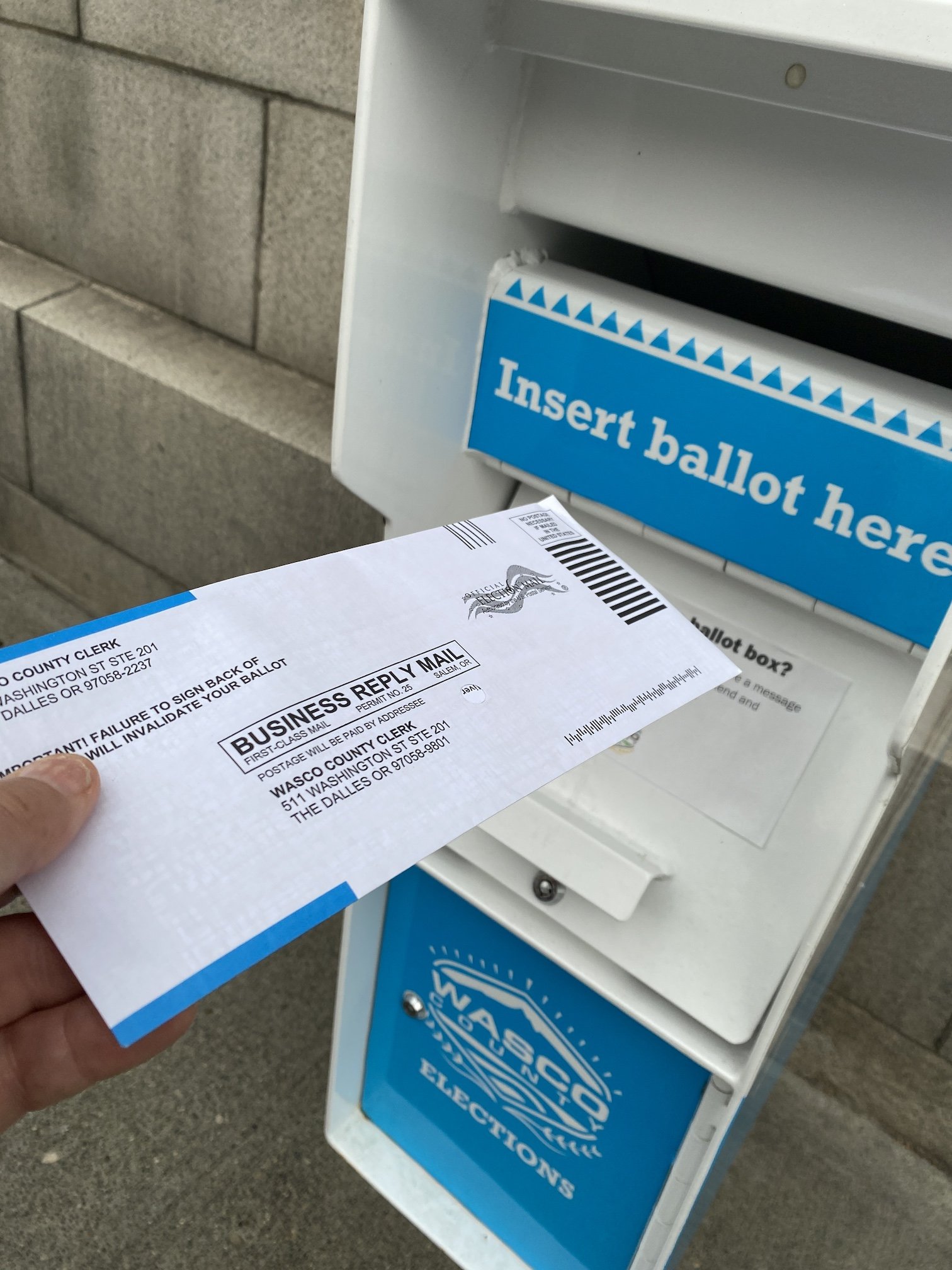 Nov. 5 General Election: Candidates appearing on HR, Wasco co. ballots