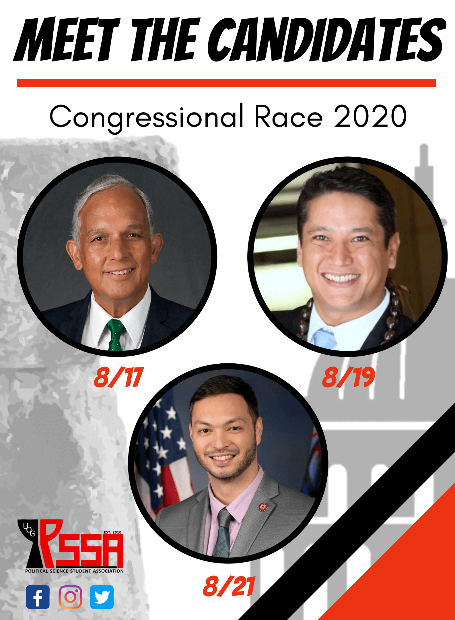 Underwood hosts candidates