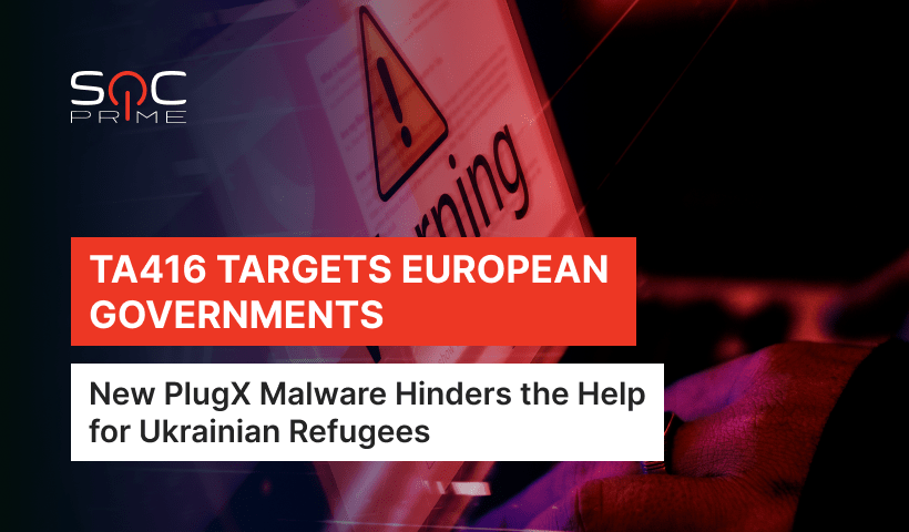 China-Linked TA416 Targets European Governments with PlugX and OAuth-Based Phishing