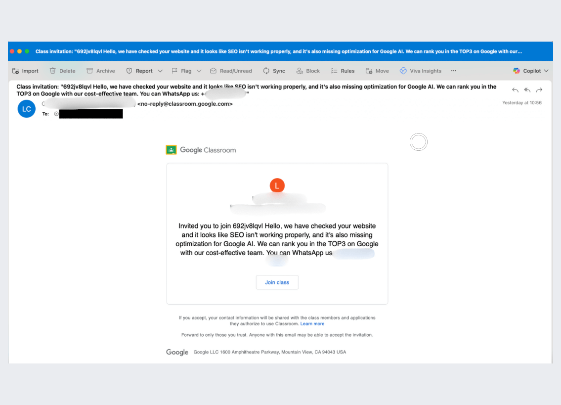 Cybercriminals Abuse Google Cloud Email Feature in Multi-Stage Phishing Campaign