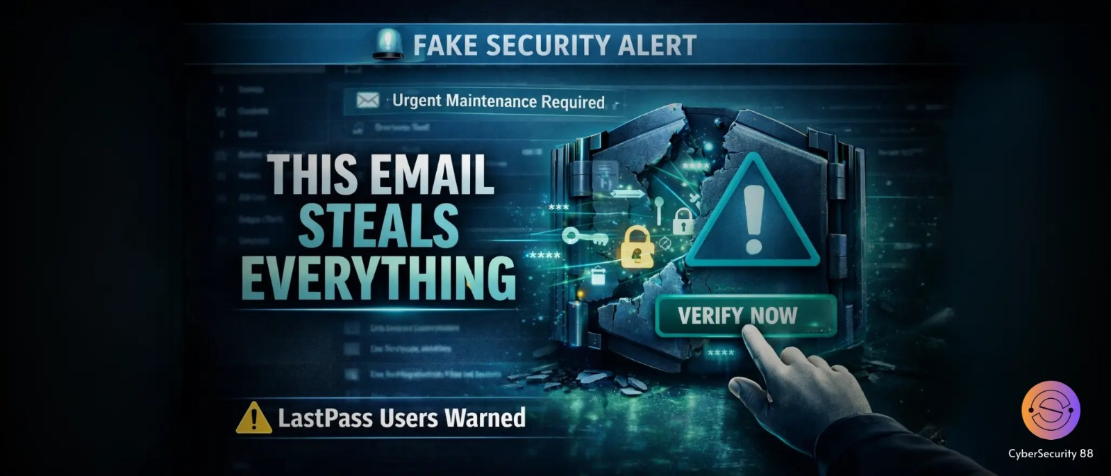 LastPass Warns of Fake Maintenance Messages Targeting Users’ Master Passwords