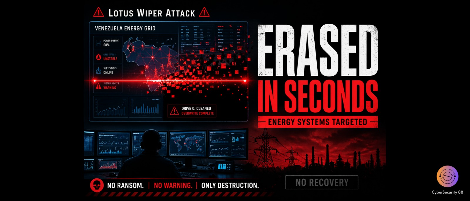 Lotus Wiper Malware Targets Venezuelan Energy Systems in Destructive Attack