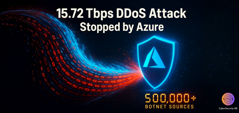 Microsoft Mitigates Record 5.72 Tbps DDoS Attack Driven by AISURU Botnet