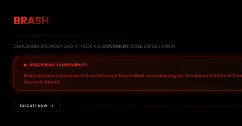 New “Brash” Exploit Crashes Chromium Browsers Instantly with a Single Malicious URL