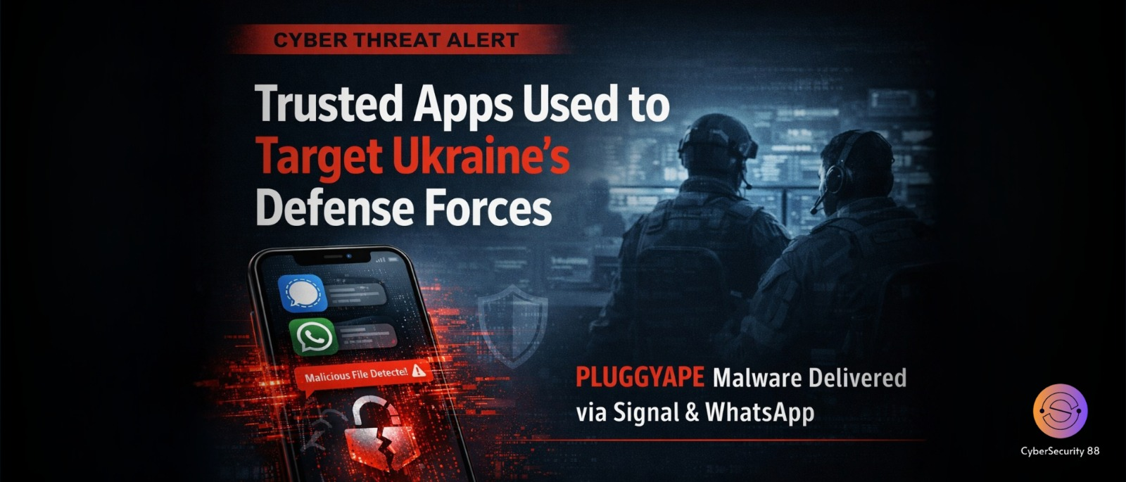 PLUGGYAPE Malware Uses Signal and WhatsApp to Target Ukrainian Defense Forces