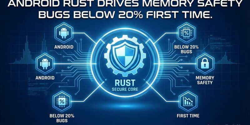 Rust Adoption Drives Android Memory Safety Bugs Below 20% for First Time