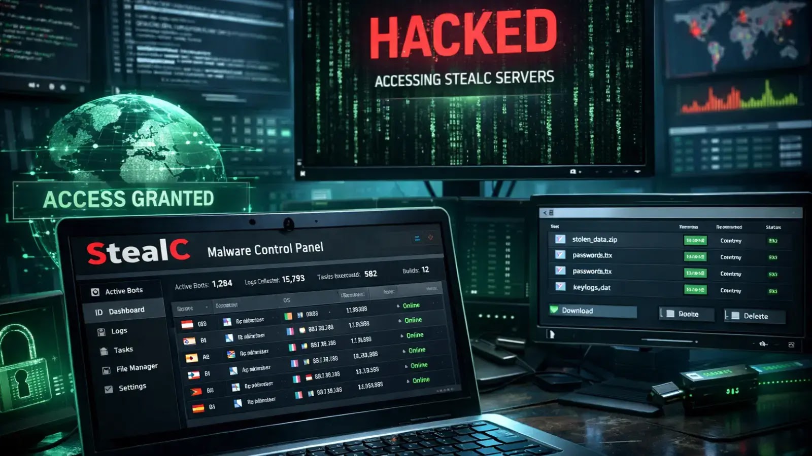 Security Bug in StealC Malware Panel Let Researchers Spy on Threat Actor Operations