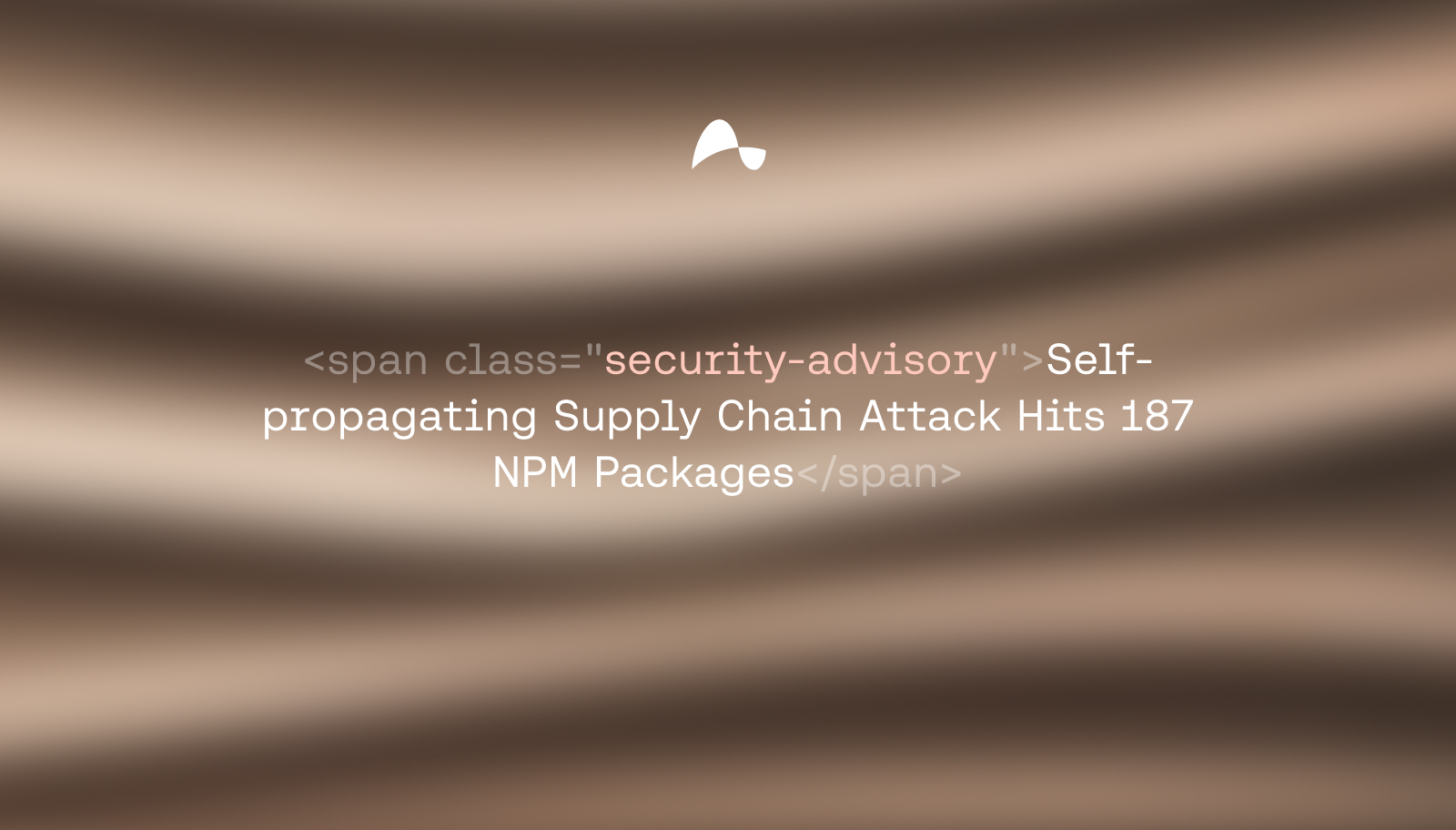Self-Propagating Supply Chain Worm Hijacks npm Packages to Steal Developer Tokens
