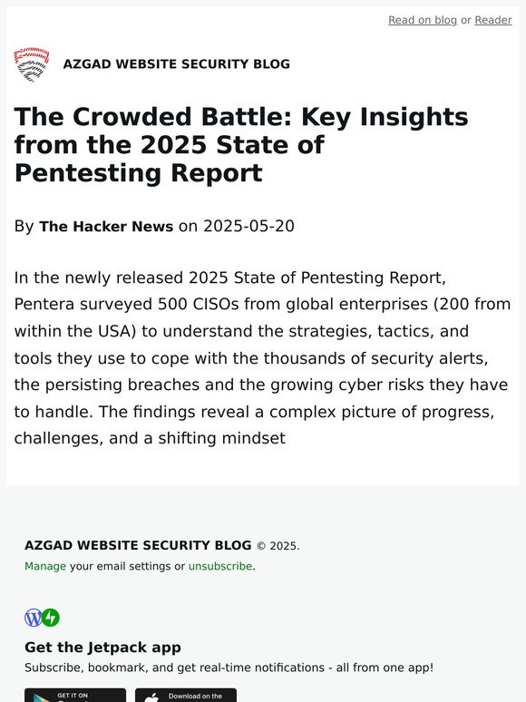 The Crowded Battle: Key Insights from the 2025 State of Pentesting Report