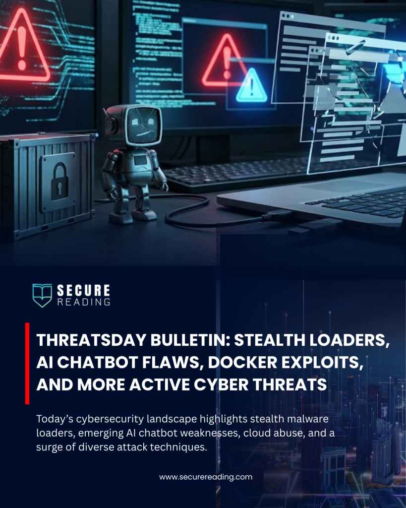 ThreatsDay Bulletin: Stealth Loaders, AI Chatbot Flaws AI Exploits, Docker Hack, and 15 More Stories