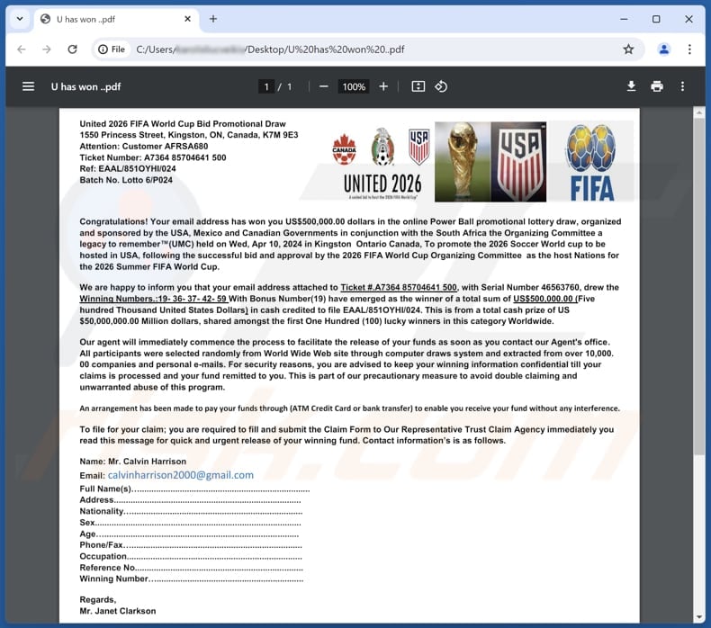 FIFA World Cup 2026 Scams Are Already Live: Fake Sites, Banking Malware, and Stolen Logins